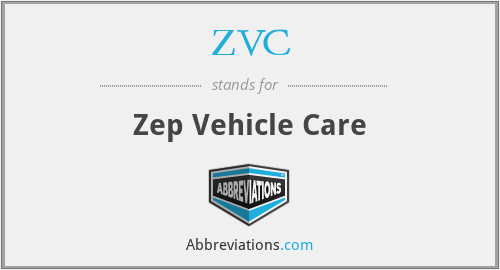 What is the abbreviation for zep vehicle care?